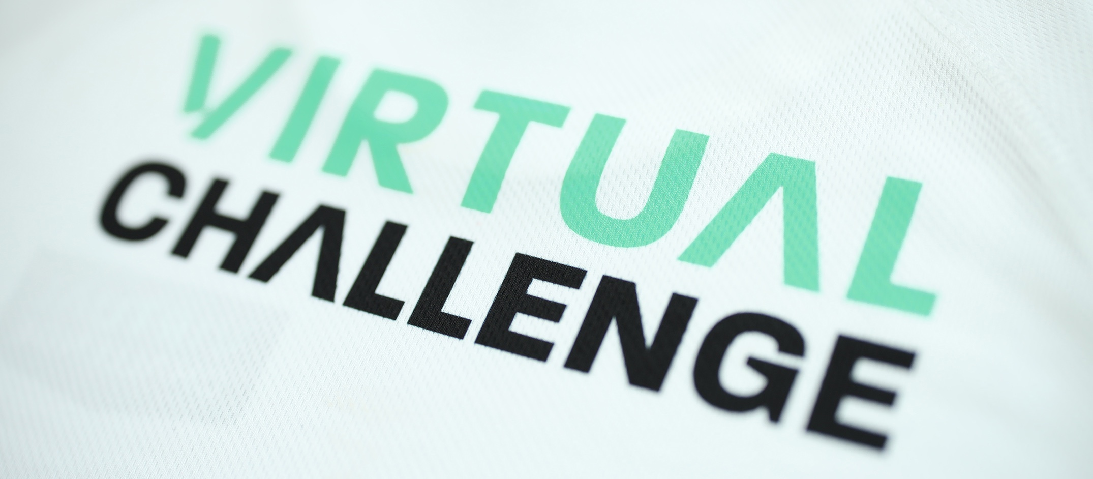Virtual Challenge logo on t-shirt