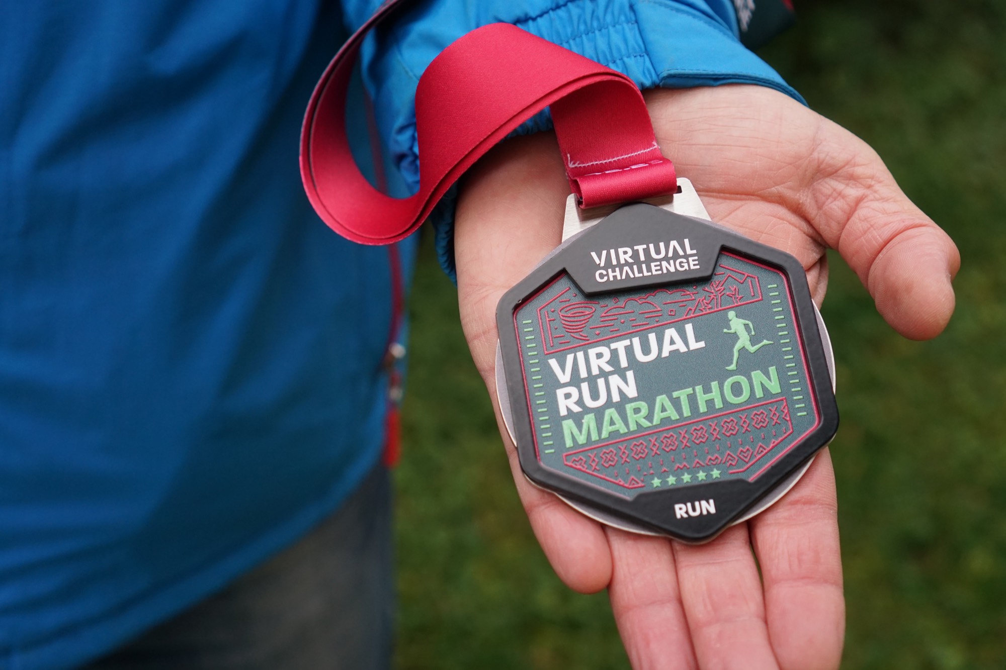 medaila Virtual Challenge maratón
