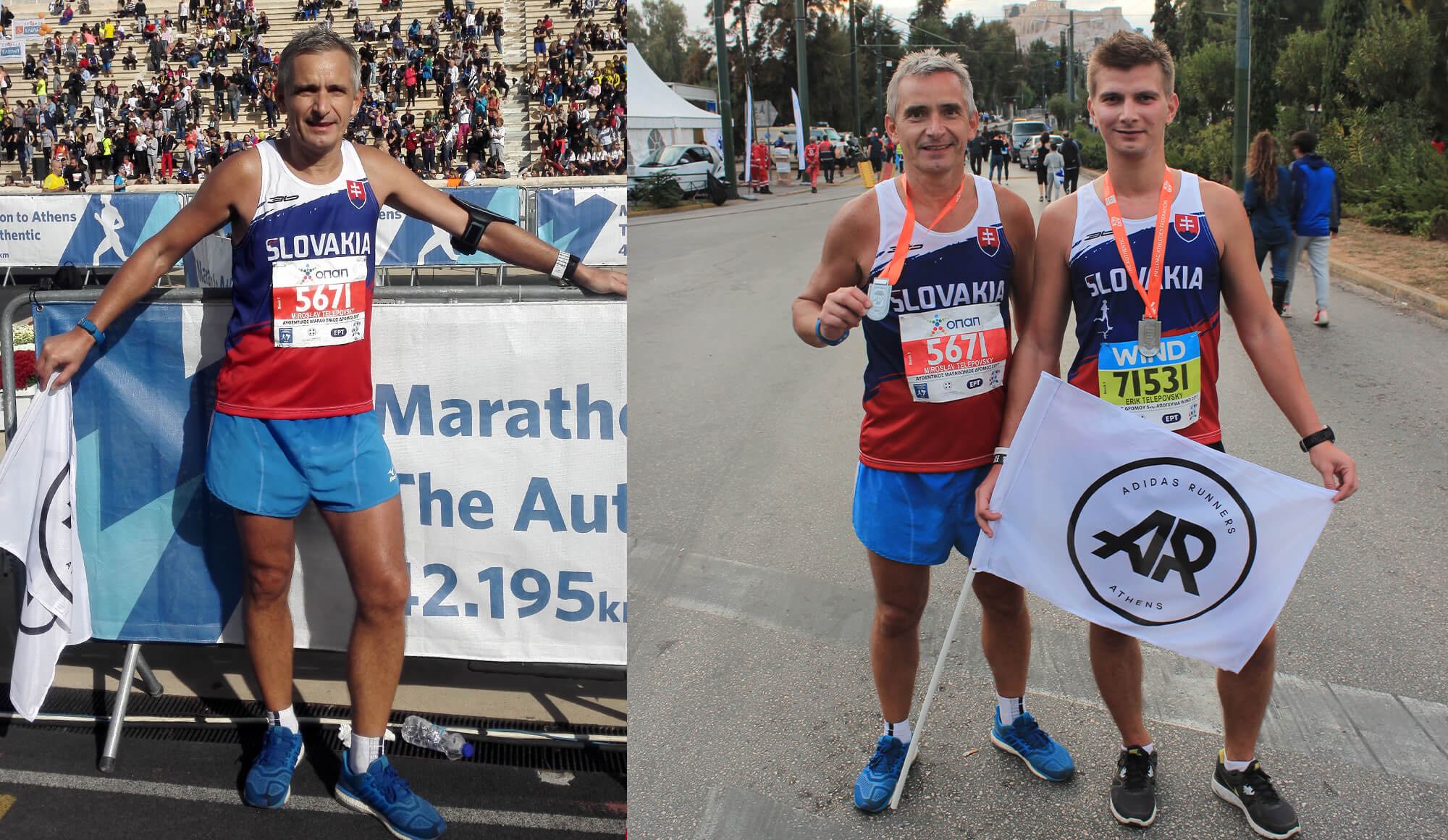 maratón Atény účastníci, bežci