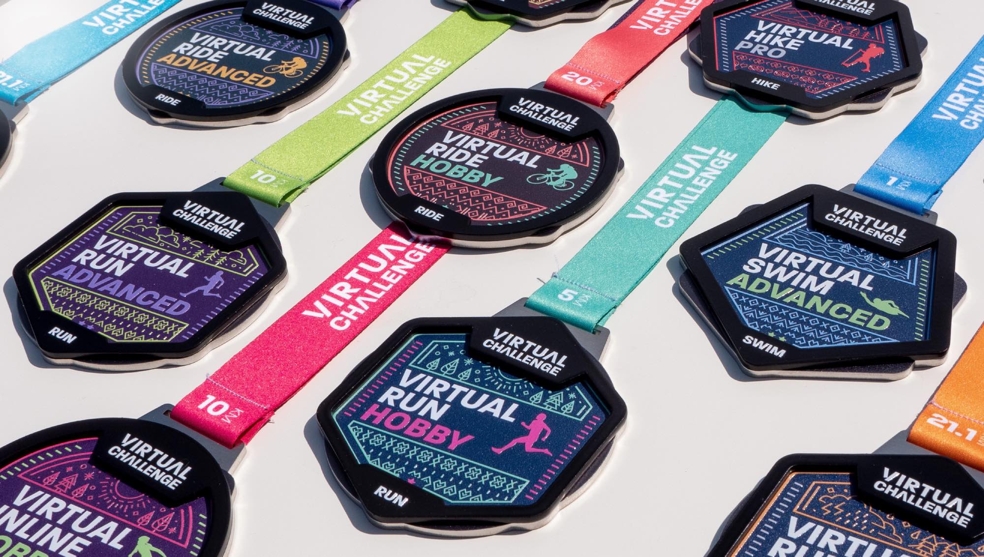 Virtual Challenge medals / finisher medals